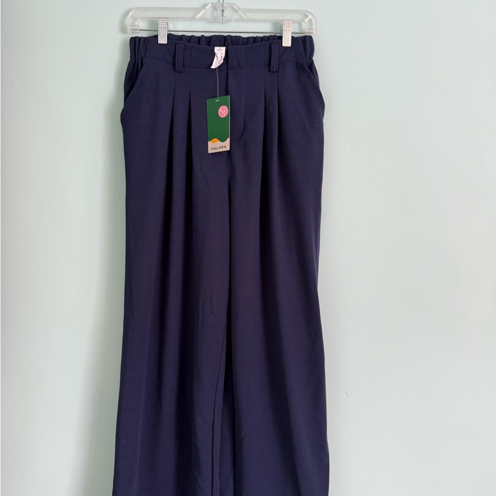 HALARA Navy Boot Cut Pants